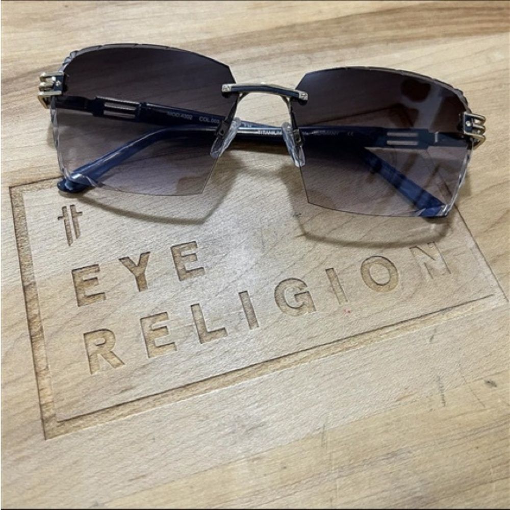 Cazal Titanium 4302 Diamond Cut  Sunglasses